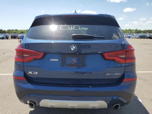 2021 BMW X3 xDrive30I VIN: 5UXTY5C01M9E69180 Lot: 56017714