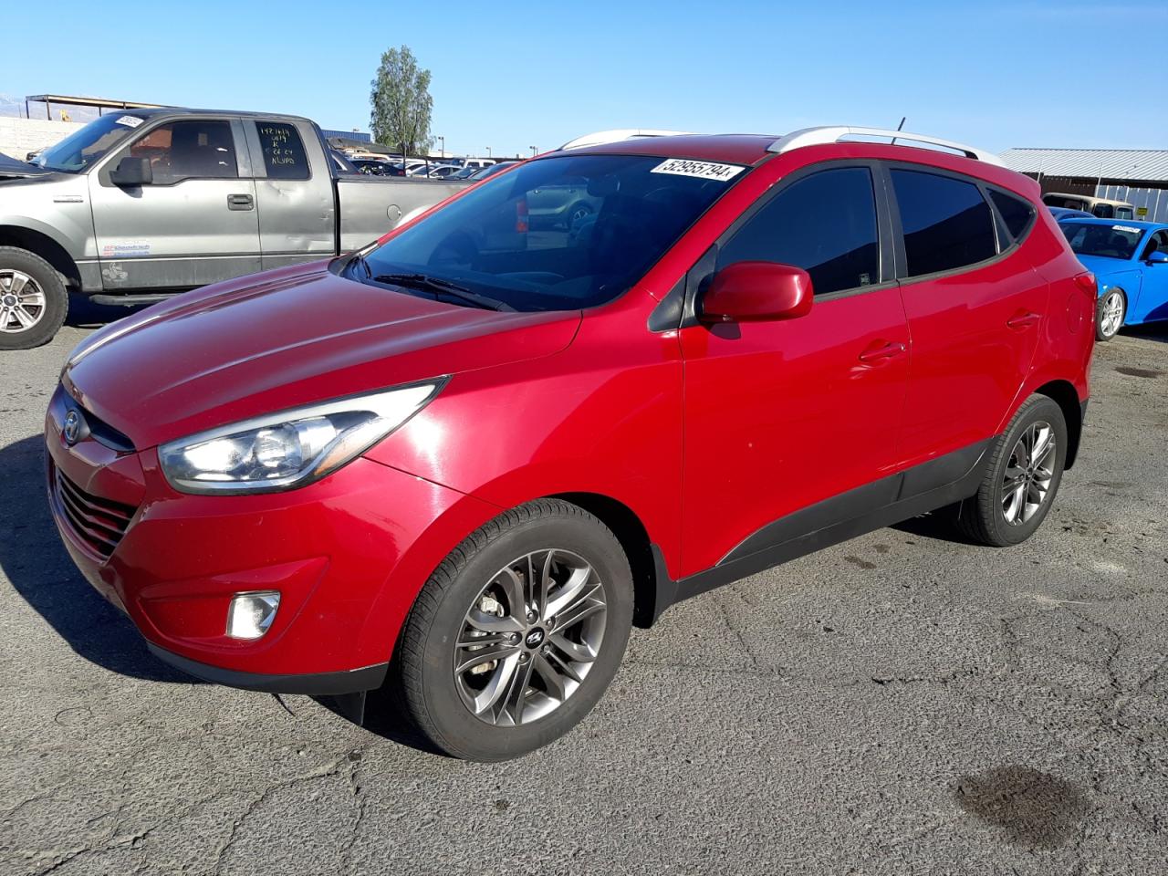 KM8JU3AG0EU931907 2014 Hyundai Tucson Gls