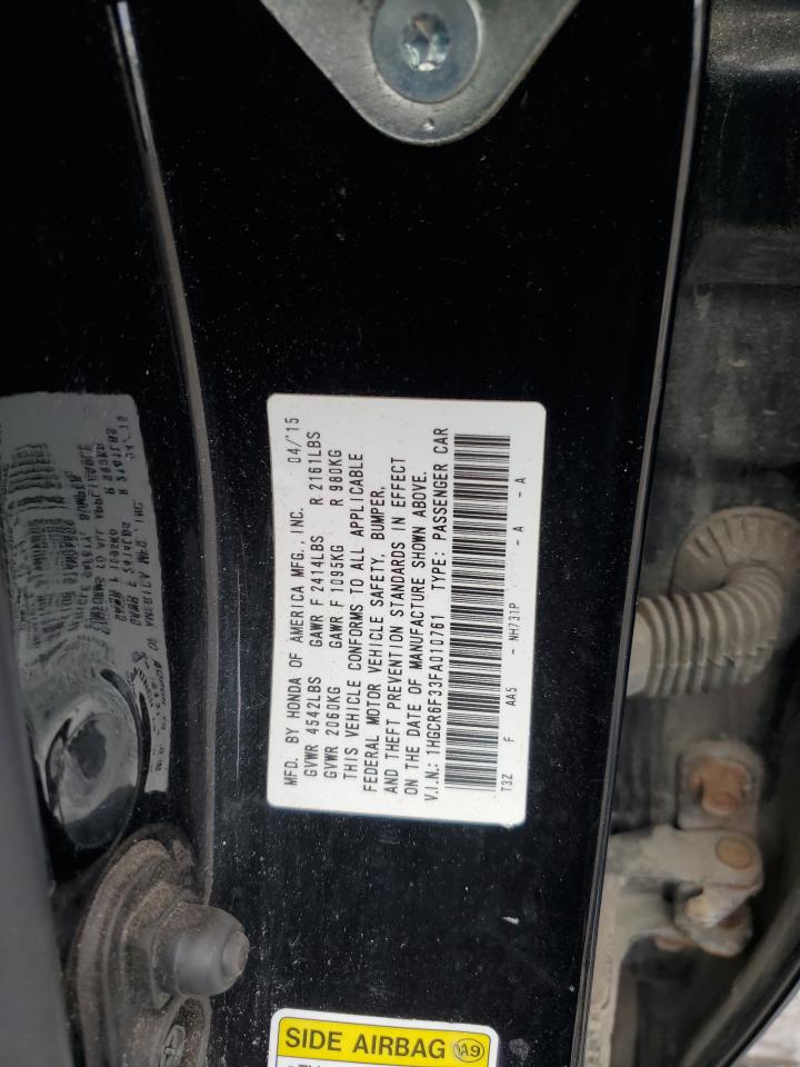 1HGCR6F33FA010761 2015 Honda Accord Hybrid