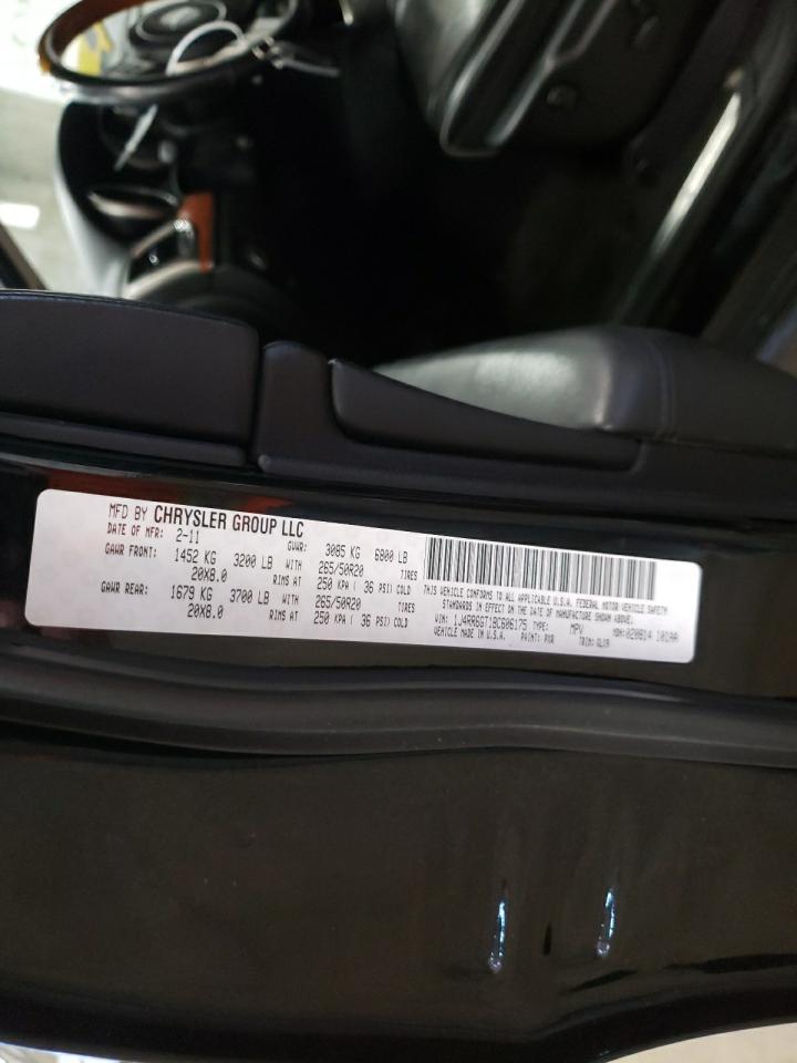 1J4RR6GT1BC606175 2011 Jeep Grand Cherokee Overland