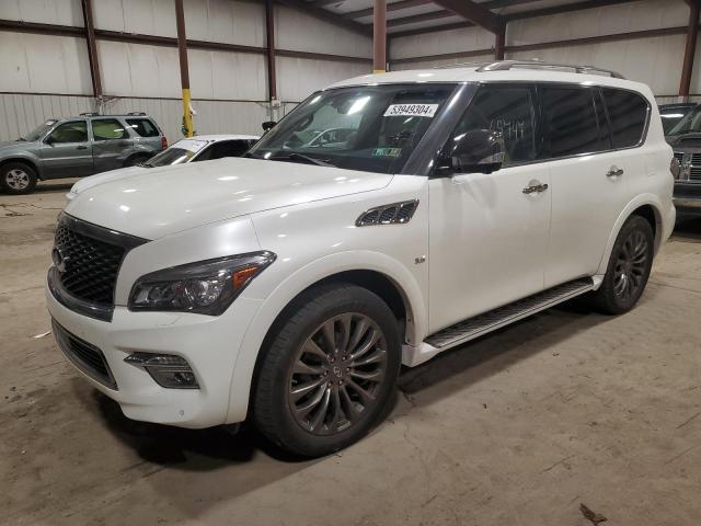 Lot #2533534187 2017 INFINITI QX80 BASE salvage car