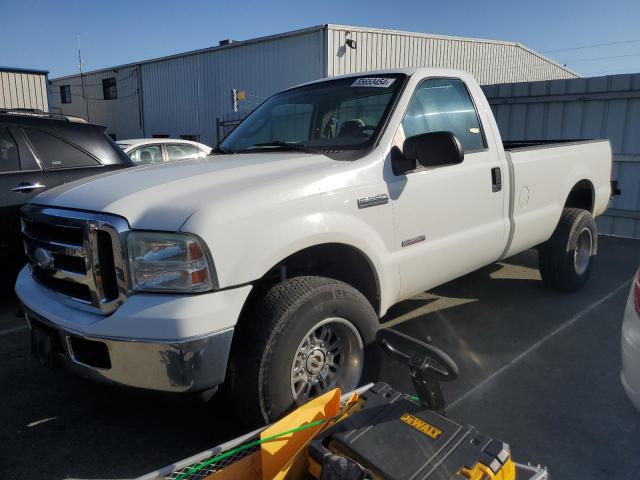 FORD F250 SUPER 2005 white  diesel 1FTSF21P75EC11799 photo #1