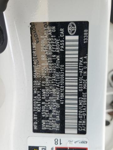 2013 Toyota Avalon Base VIN: 4T1BK1EB1DU063170 Lot: 55696184