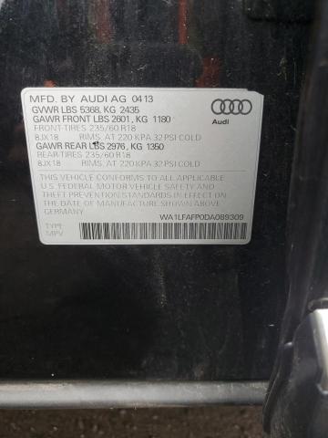 VIN WA1LFAFP0DA089309 2013 Audi Q5, Premium Plus no.12