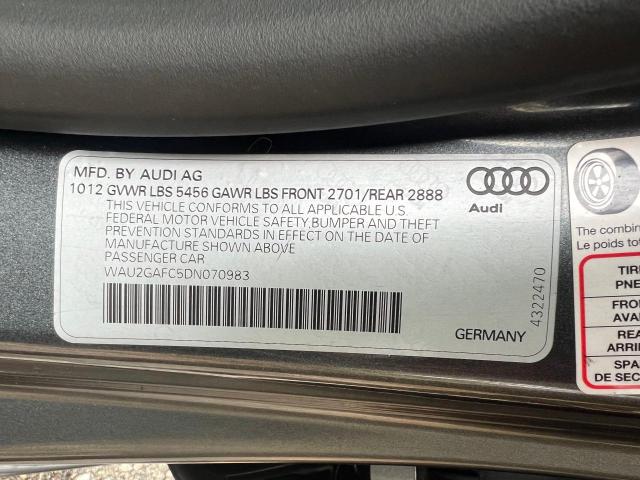 VIN WAU2GAFC5DN070983 2013 Audi A7, Prestige no.10