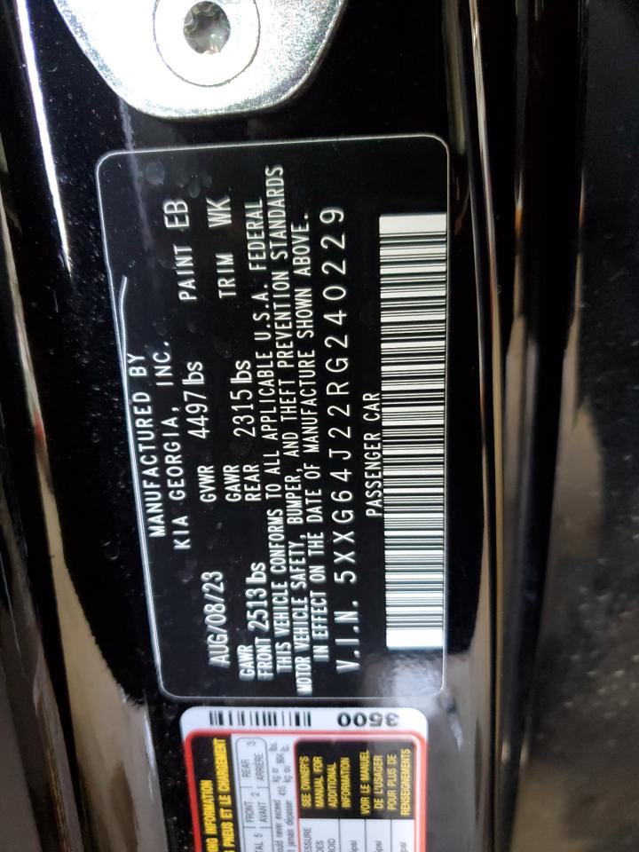 5XXG64J22RG240229 2024 Kia K5 Gt Line