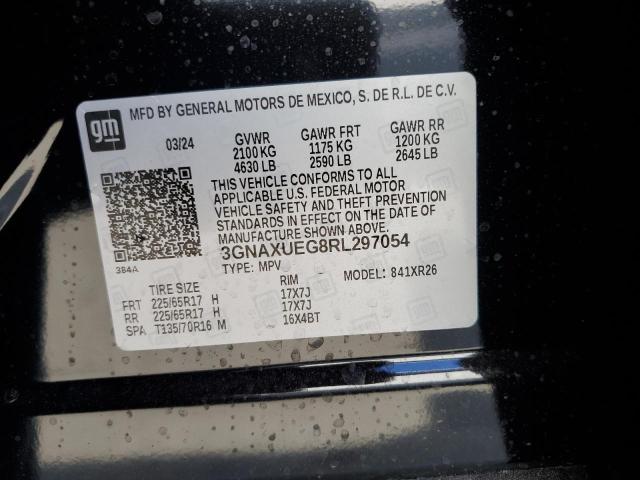 2024 Chevrolet Equinox Lt VIN: 3GNAXUEG8RL297054 Lot: 56848324