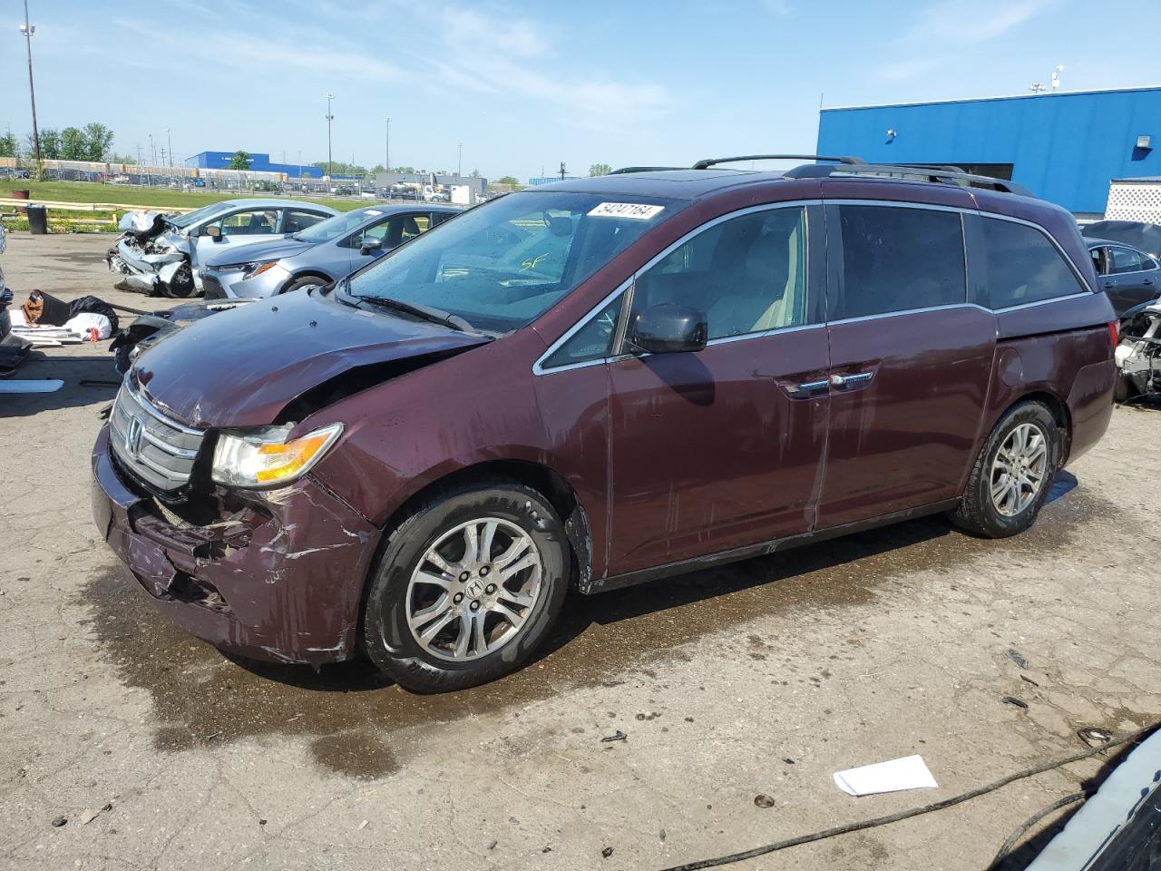 5FNRL5H68CB136080 2012 Honda Odyssey Exl