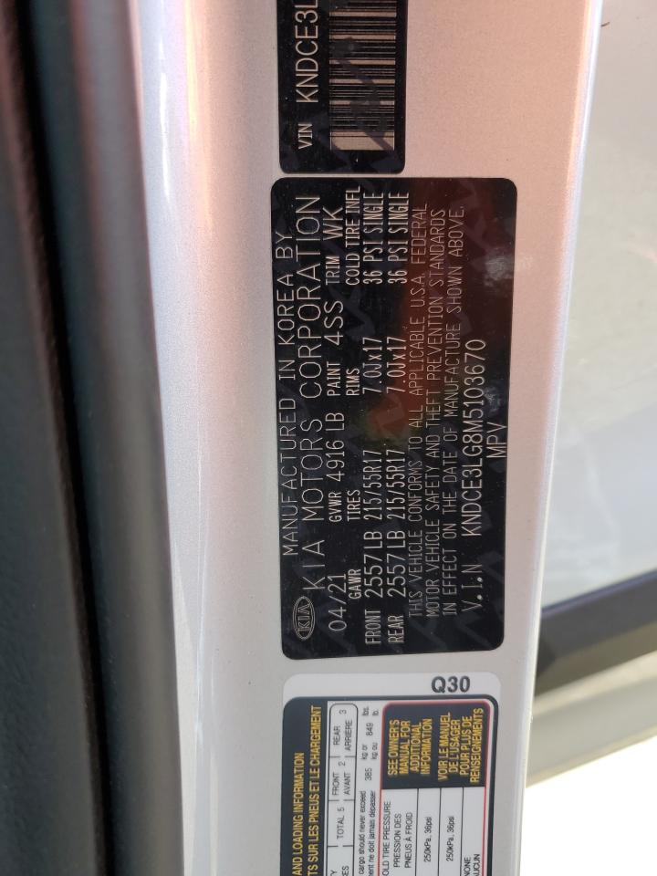 KNDCE3LG8M5103670 2021 Kia Niro Ex Premium