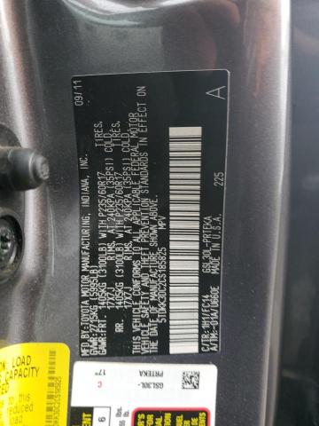 2012 Toyota Sienna Le VIN: 5TDKK3DC2CS185825 Lot: 54063754