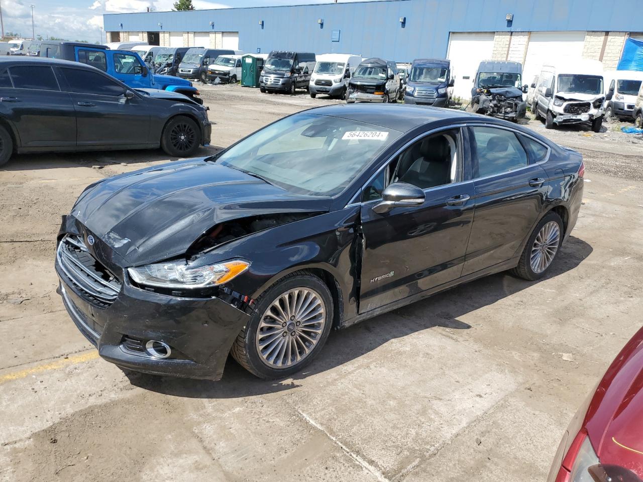 3FA6P0RU2DR322873 2013 Ford Fusion Titanium Hev