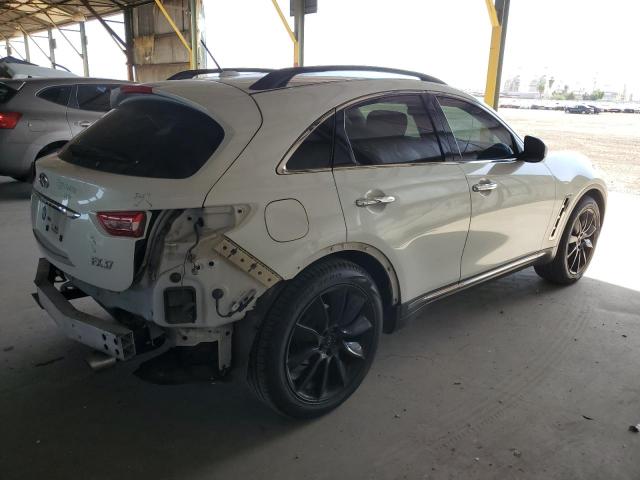 INFINITI FX37 2013 white  gas JN8CS1MW0DM170776 photo #4