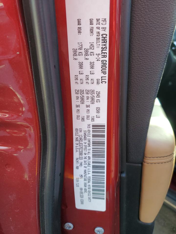 1C4RDJEG7EC598133 2014 Dodge Durango Citadel