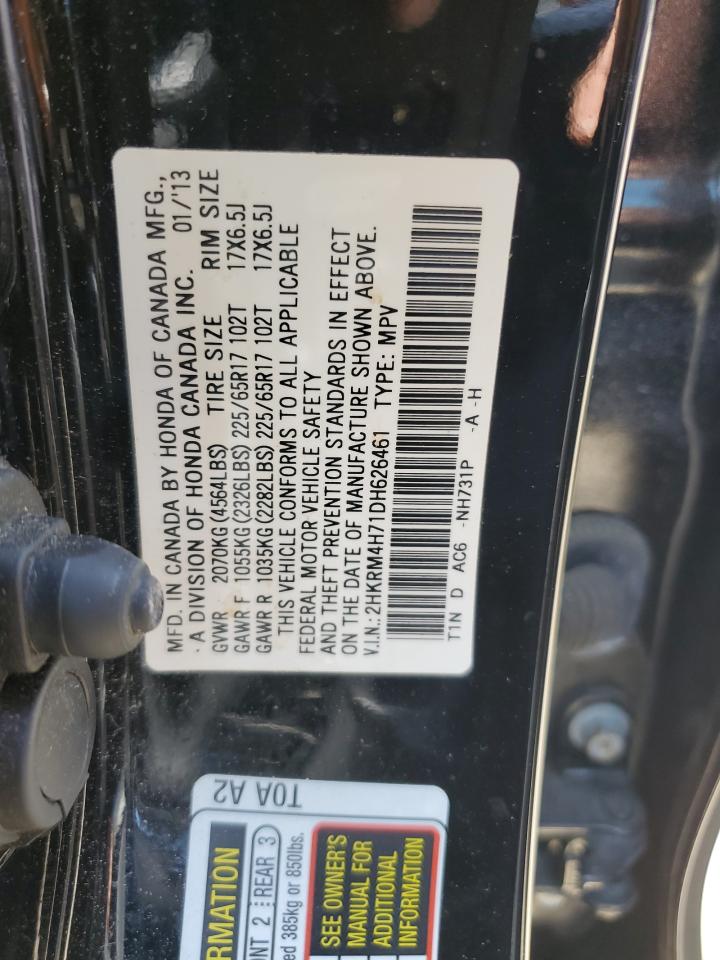 2HKRM4H71DH626461 2013 Honda Cr-V Exl