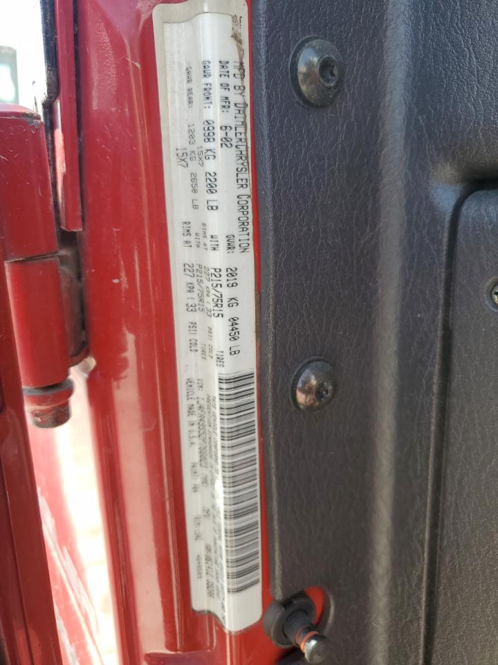 1J4FA49S52P766023 2002 Jeep Wrangler / Tj Sport