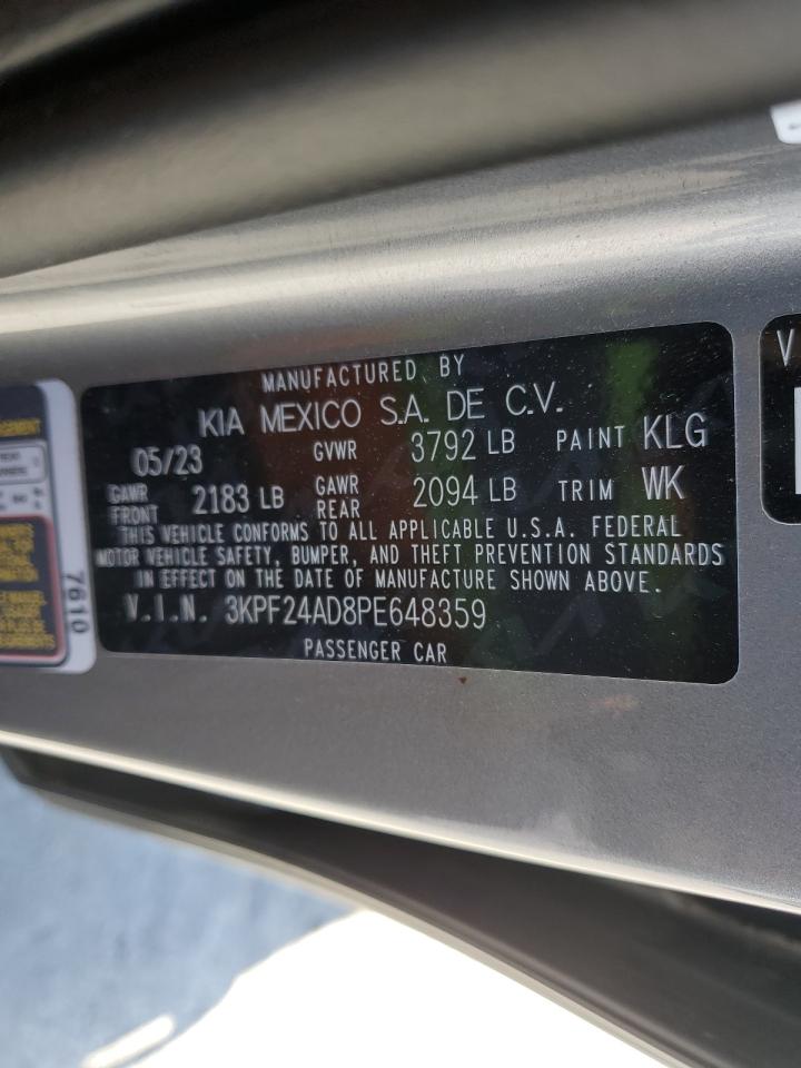 3KPF24AD8PE648359 2023 Kia Forte Lx