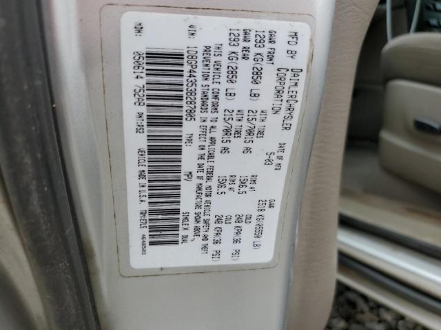 2003 Dodge Grand Caravan Sport VIN: 1D8GP44353B287805 Lot: 53580924