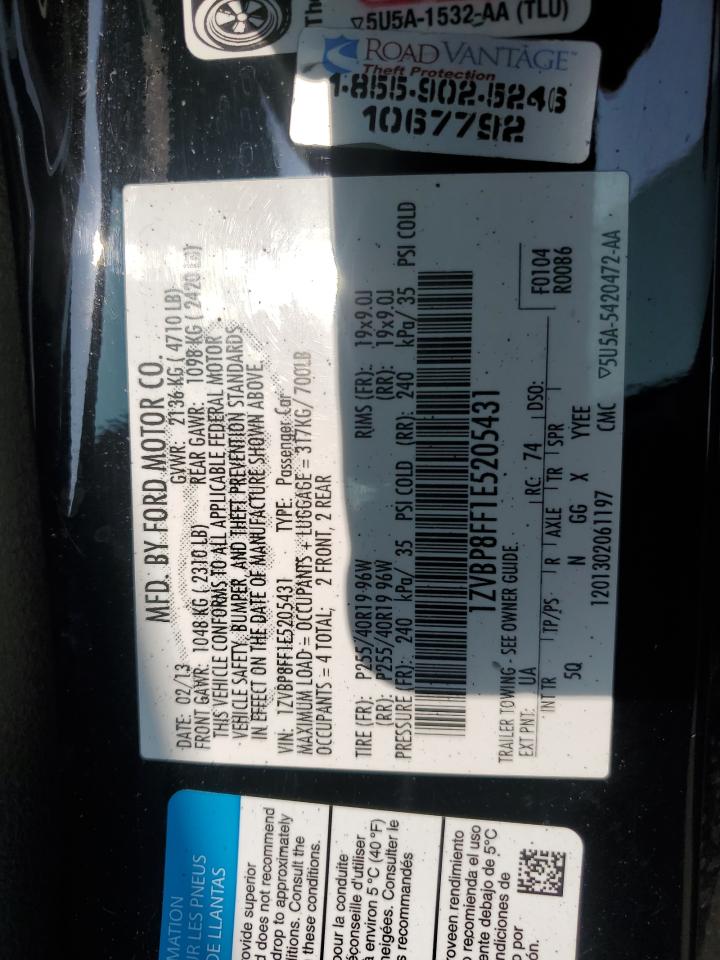 1ZVBP8FF1E5205431 2014 Ford Mustang Gt