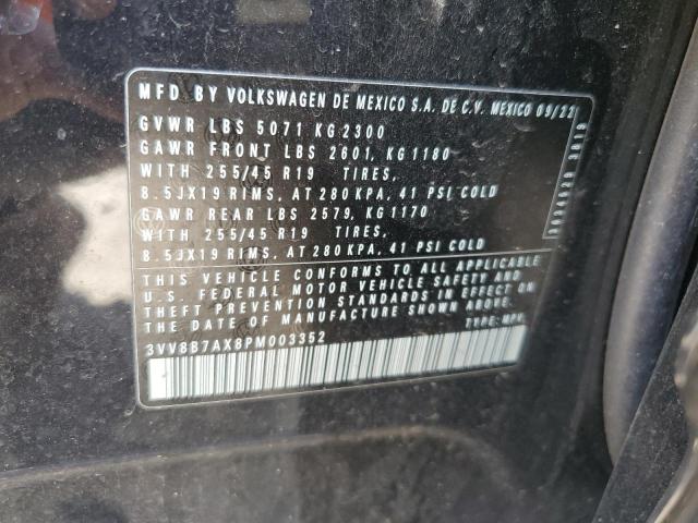 2023 Volkswagen Tiguan Se R-Line Black VIN: 3VV8B7AX8PM003352 Lot: 56281624