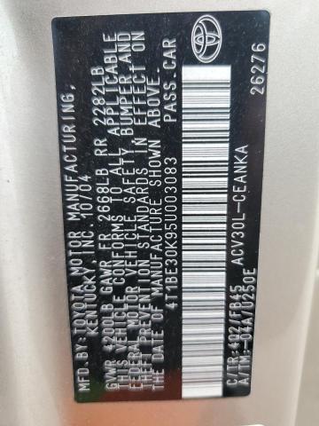 2005 Toyota Camry Le VIN: 4T1BE30K95U003083 Lot: 53414114