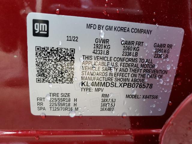 2023 Buick Encore Gx Select VIN: KL4MMDSLXPB076578 Lot: 53789754