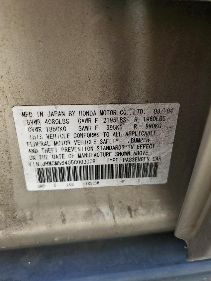 JHMCM56405C003008 2005 Honda Accord Lx