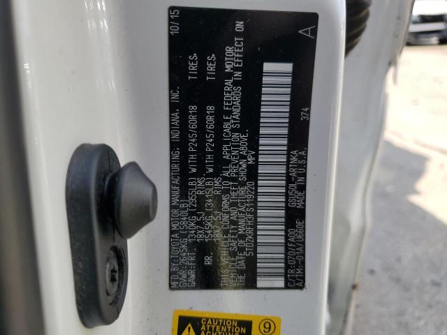 2015 Toyota Highlander Le VIN: 5TDZKRFH3FS119220 Lot: 57028824