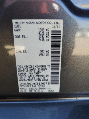 1N4BL4DV1NN319078 Nissan Altima SV 13