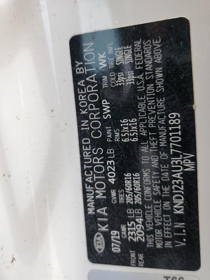 KNDJ23AU3L7701189 2020 Kia Soul Lx