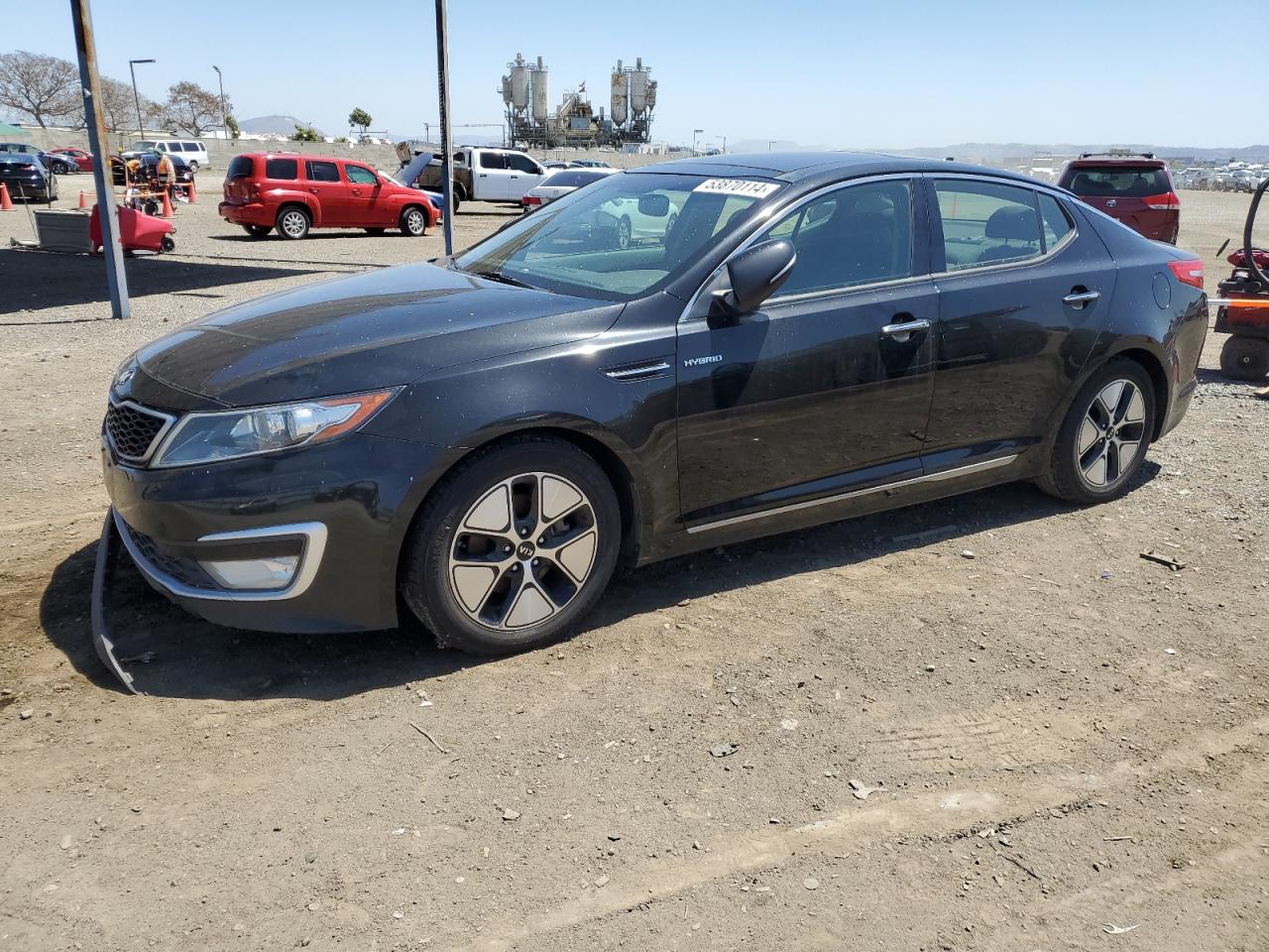 2013 Kia Optima Hybrid vin: KNAGM4AD7D5050301