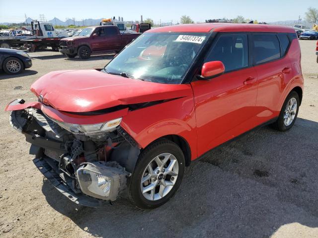 KIA SOUL LX 2020 red  gas KNDJ23AUXL7722475 photo #1