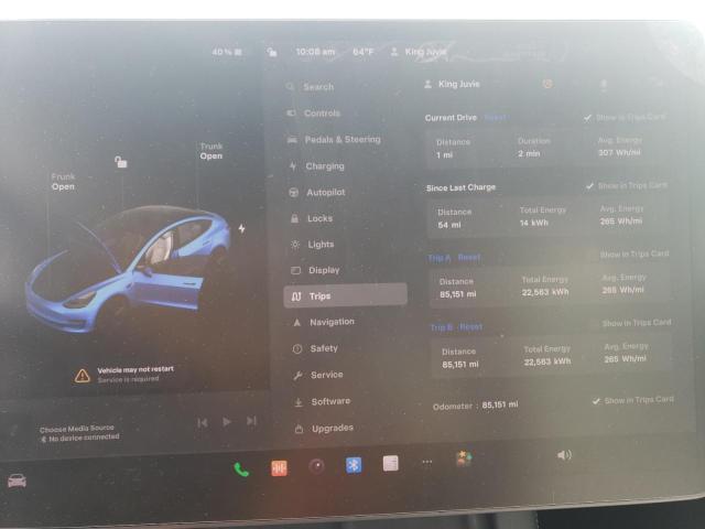 2021 Tesla Model 3 VIN: 5YJ3E1EA3MF853618 Lot: 53999134