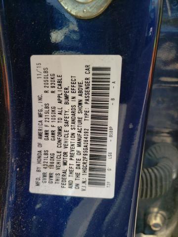 2016 HONDA ACCORD EXL - 1HGCR2F95GA064092