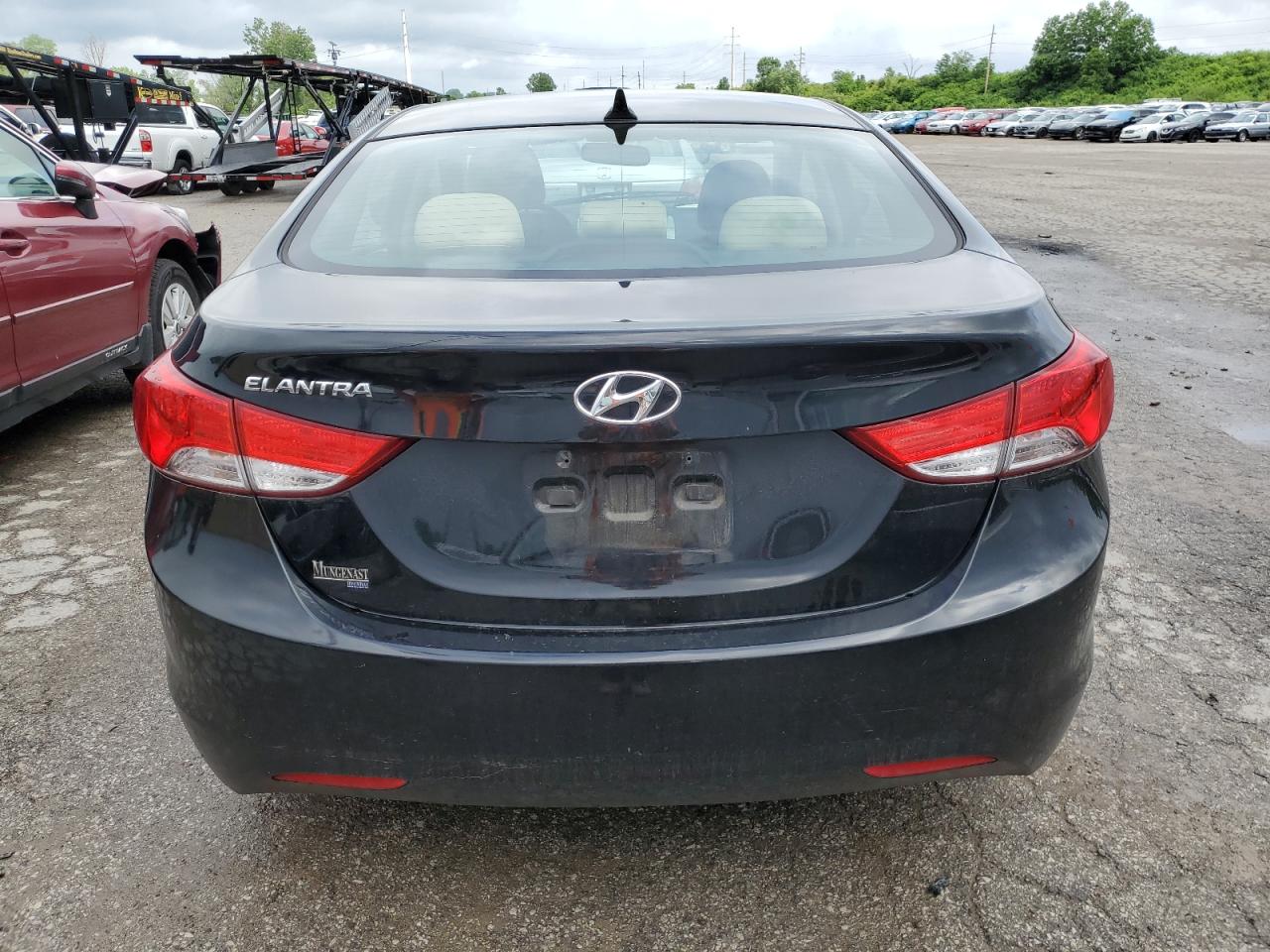 Lot #2789464526 2013 HYUNDAI ELANTRA GL