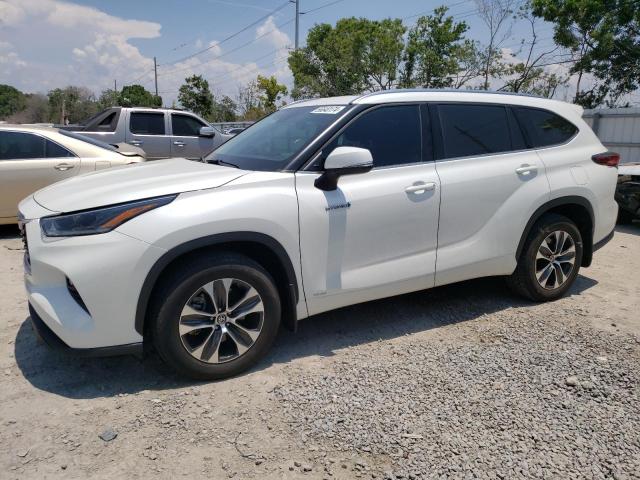 2021 Toyota Highlander Hybrid Xle VIN: 5TDGBRCH8MS527124 Lot: 56640174