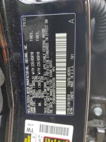 2023 Toyota Highlander L VIN: 5TDKDRAH0PS008399 Lot: 55488234