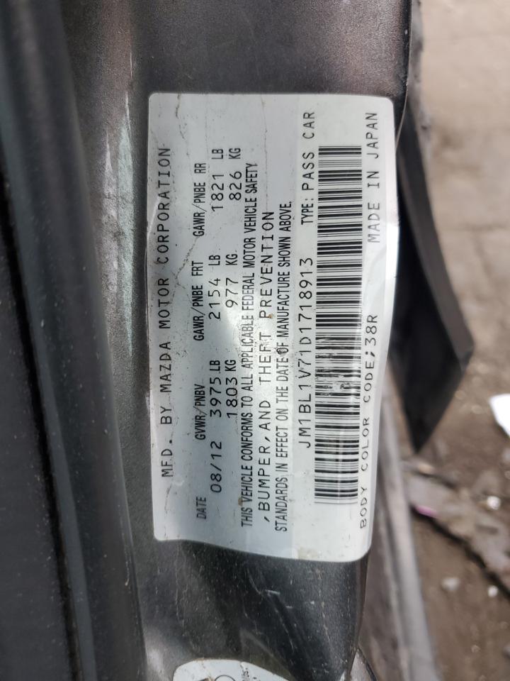 JM1BL1V71D1718913 2013 Mazda 3 I