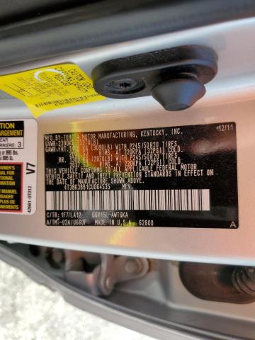 2012 Toyota Venza Le VIN: 4T3BK3BB1CU064535 Lot: 54255764