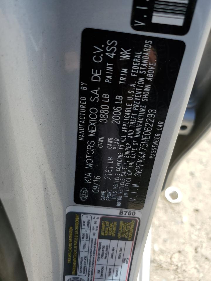 3KPFK4A75HE062293 2017 Kia Forte Lx