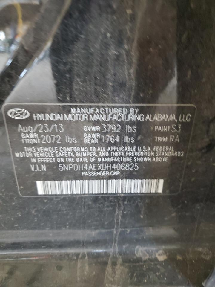 5NPDH4AEXDH406825 2013 Hyundai Elantra Gls