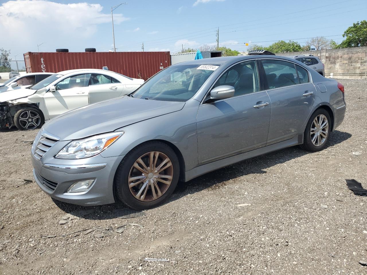 KMHGC4DD1EU263846 2014 Hyundai Genesis 3.8L