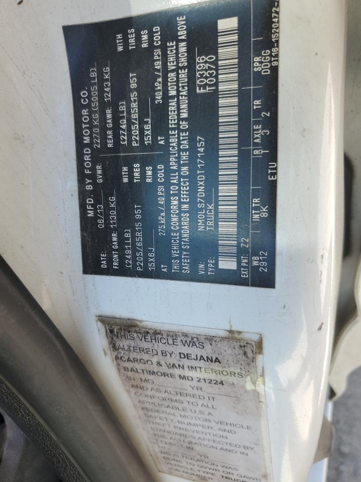 NM0LS7DNXDT171457 2013 Ford Transit Connect Xlt