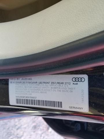 2014 Audi A6 Premium Plus VIN: WAUGFAFC8EN156637 Lot: 54951384