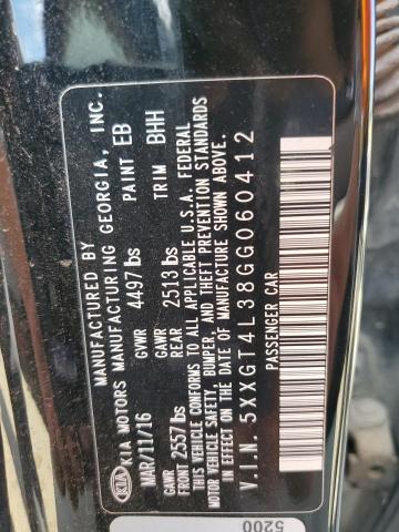 2016 Kia Optima Lx VIN: 5XXGT4L38GG060412 Lot: 54927204