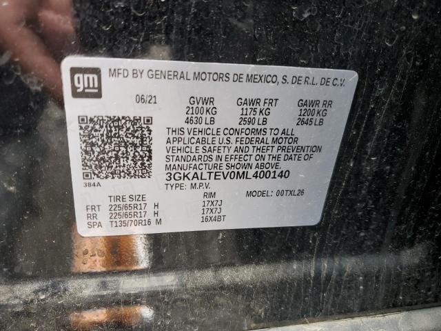 2021 GMC Terrain Sle VIN: 3GKALTEV0ML400140 Lot: 54583524