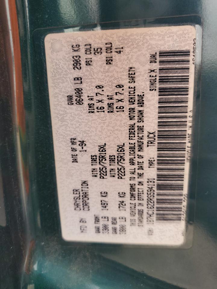 1B7HC16Z2RS594131 1994 Dodge Ram 1500