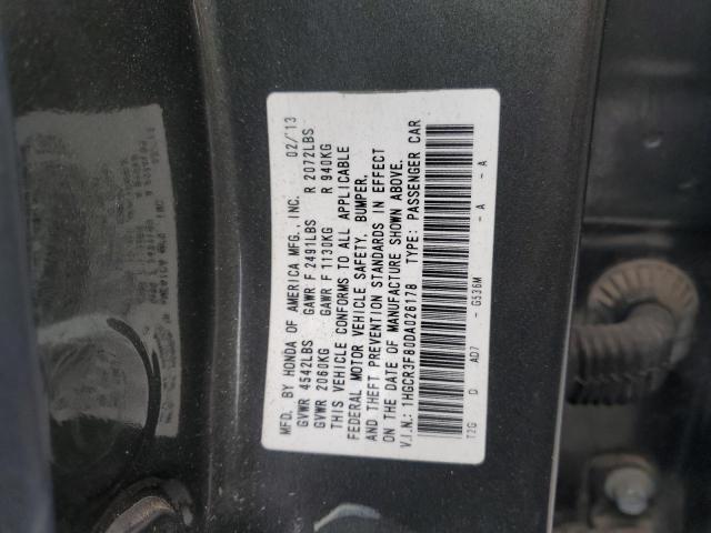 2013 Honda Accord Exl VIN: 1HGCR3F80DA026178 Lot: 54621684