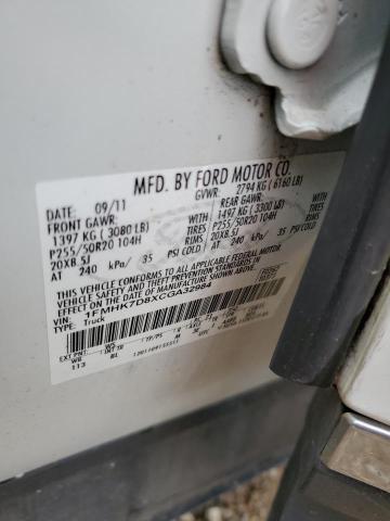 2012 Ford Explorer Xlt VIN: 1FMHK7D8XCGA32984 Lot: 55518174