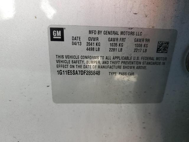 2013 Chevrolet Malibu 2Lt VIN: 1G11E5SA7DF285848 Lot: 55901424