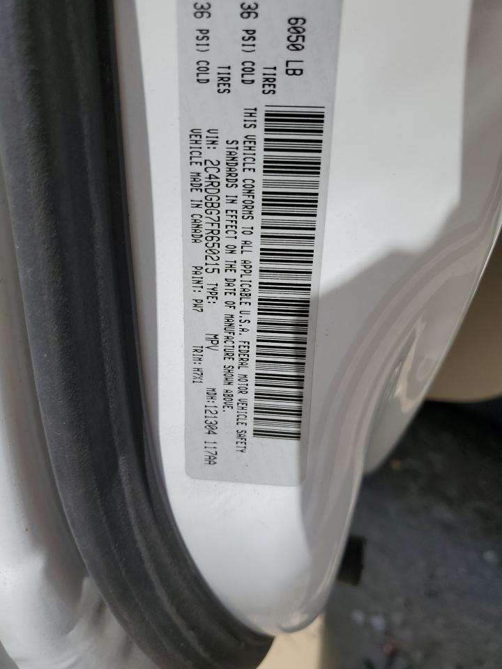 2C4RDGBG7FR650215 2015 Dodge Grand Caravan Se